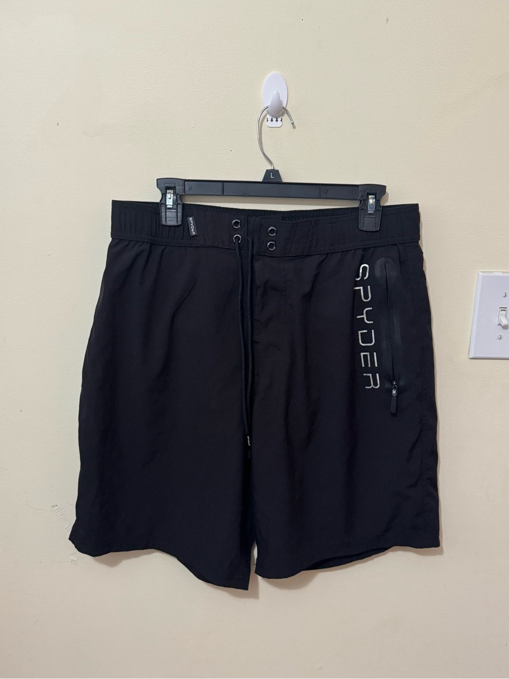 Spyder Black Performance Swim Shorts
